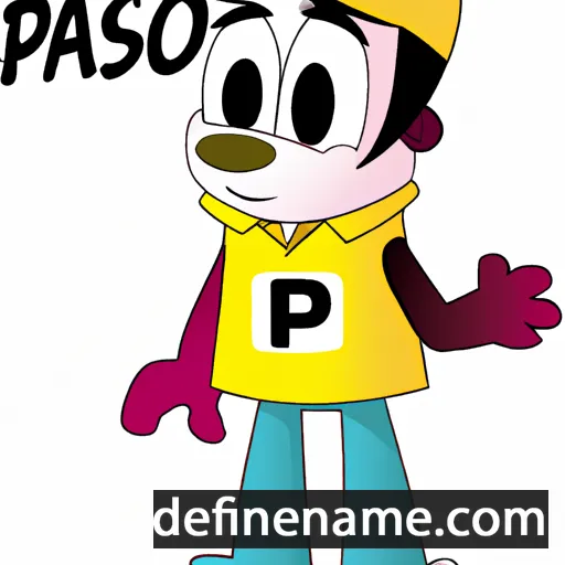 cartoon of the name Pasco