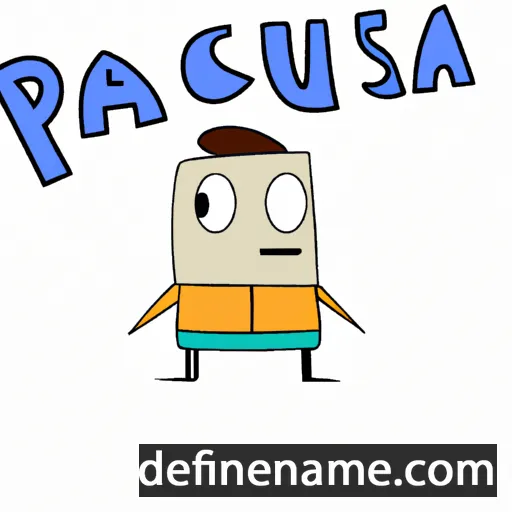 cartoon of the name Pascual