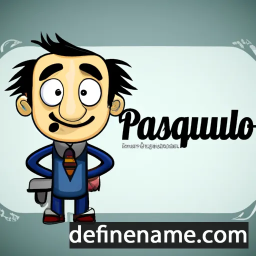 cartoon of the name Pasqualino