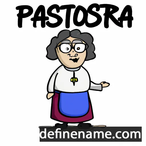 cartoon of the name Pastora