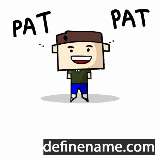 cartoon of the name Pat