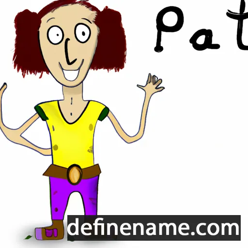 cartoon of the name Pati