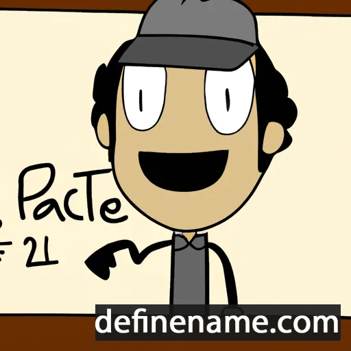 cartoon of the name Patrice