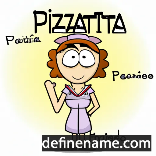 cartoon of the name Patrizia