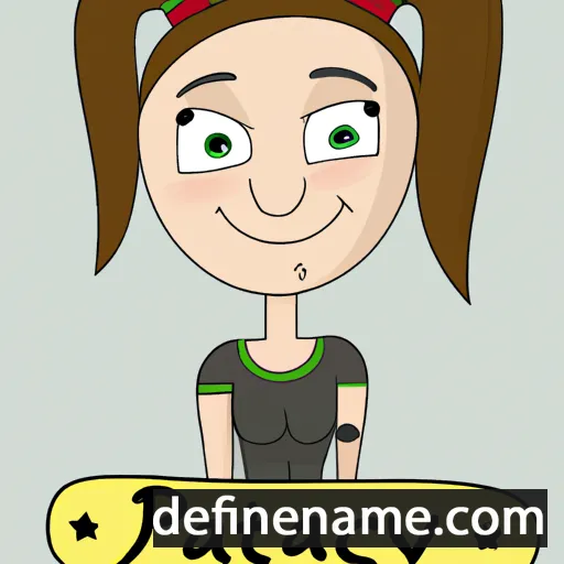 cartoon of the name Patrycja