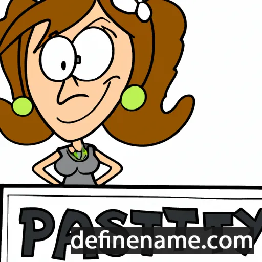 cartoon of the name Patsy