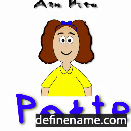 cartoon of the name Pattie