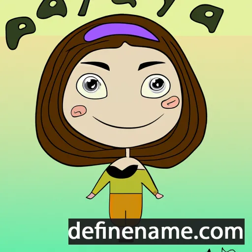 cartoon of the name Patya