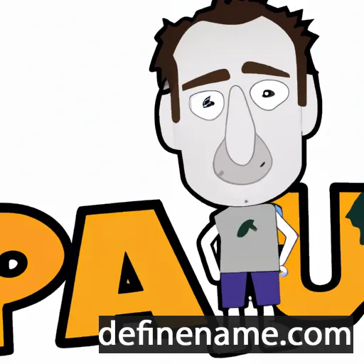 cartoon of the name Paul