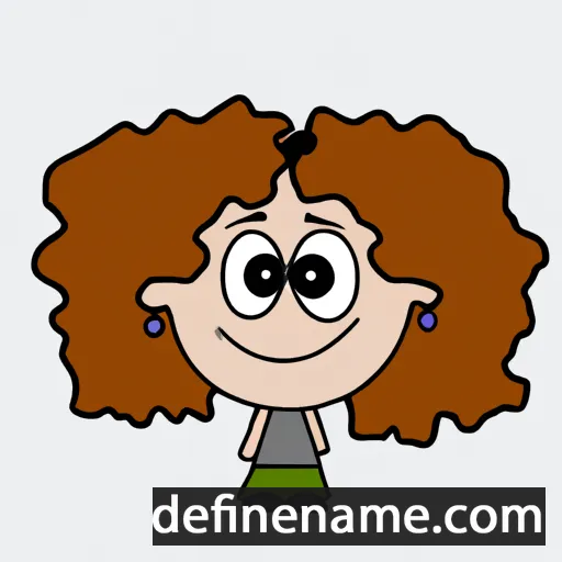 cartoon of the name Paulene