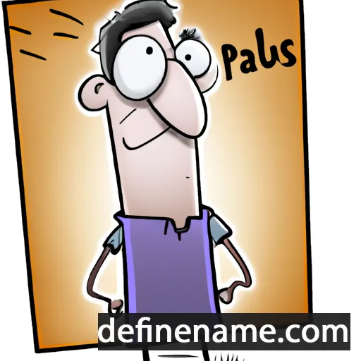 cartoon of the name Paulus