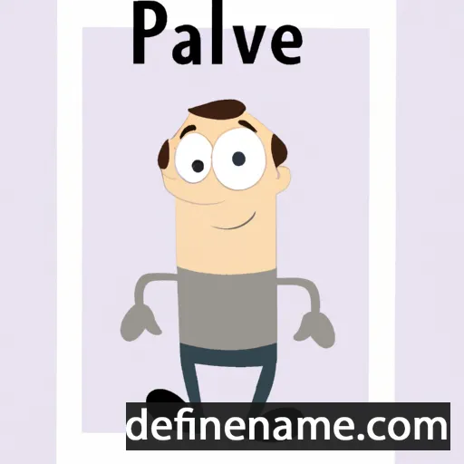 cartoon of the name Pavel