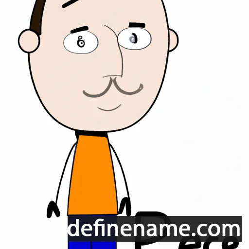 cartoon of the name Pearce