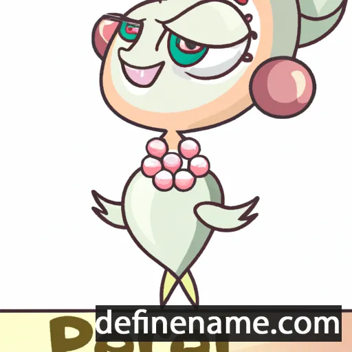 cartoon of the name Pearl