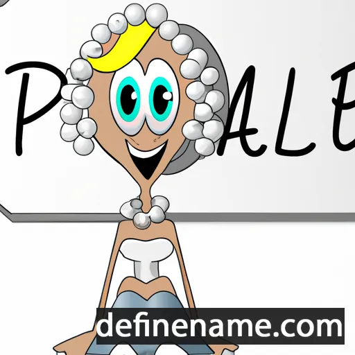 cartoon of the name Pearle