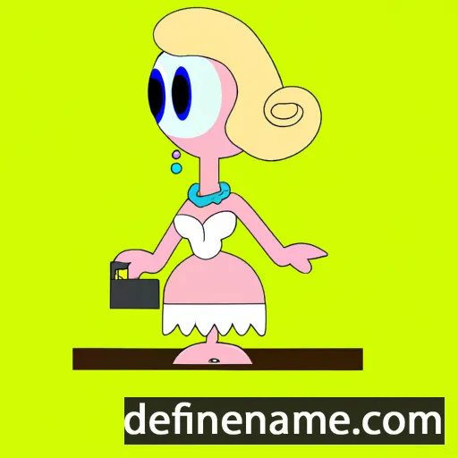 cartoon of the name Pearlie