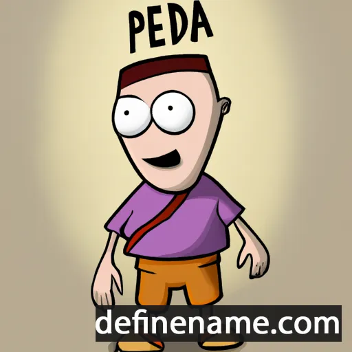 cartoon of the name Pedja