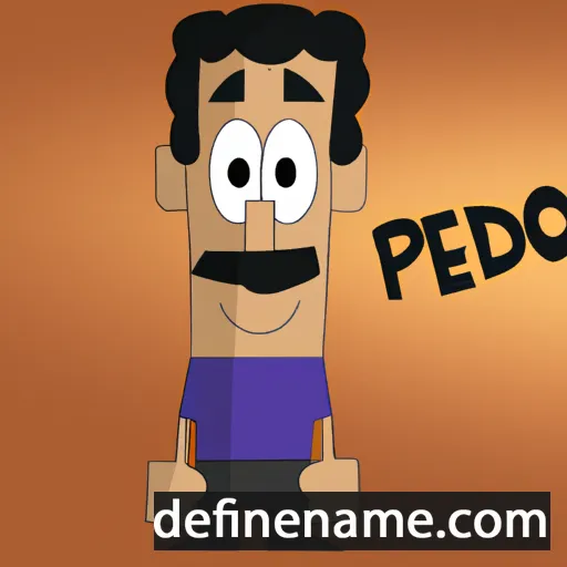 cartoon of the name Pedro