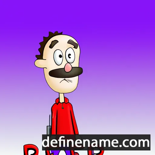 cartoon of the name Peer