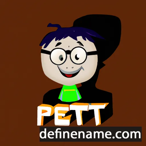 cartoon of the name Peetu