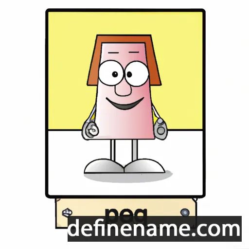 cartoon of the name Peg