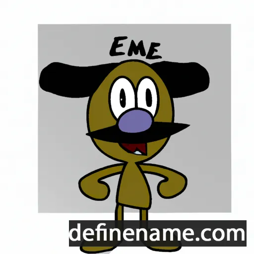 cartoon of the name Qemu'el