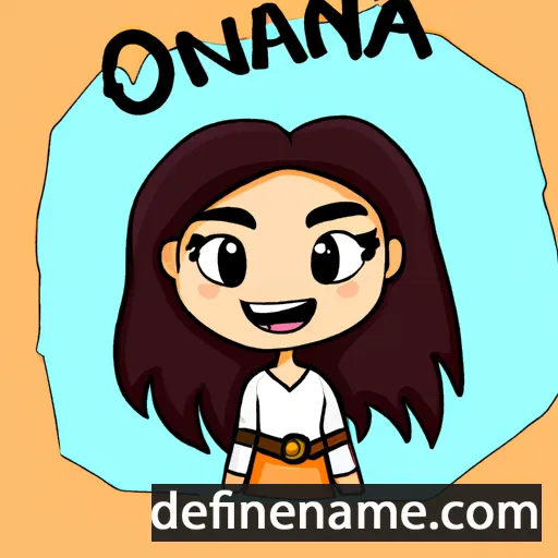 cartoon of the name Qiana