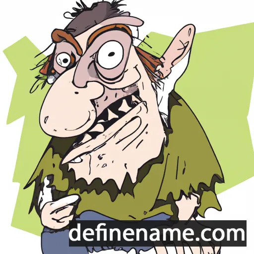 cartoon of the name Quasimodo