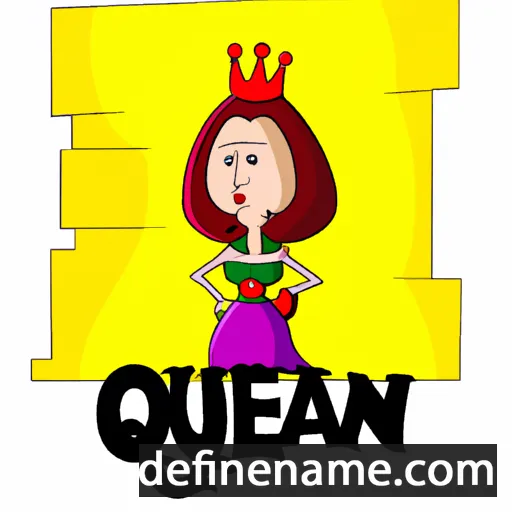 Queen cartoon