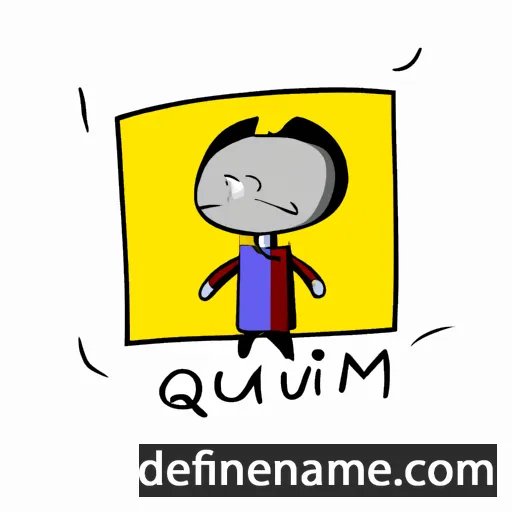 cartoon of the name Quim