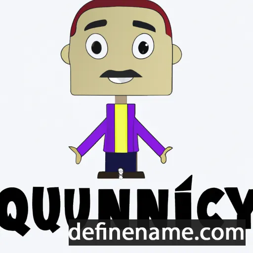 cartoon of the name Quincy