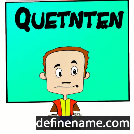 cartoon of the name Quinten