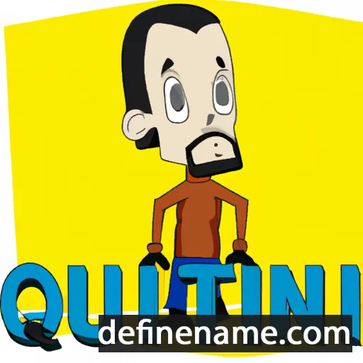 cartoon of the name Quintín