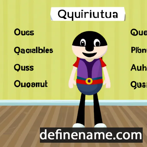 cartoon of the name Quintillus