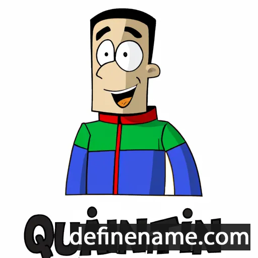 cartoon of the name Quintin