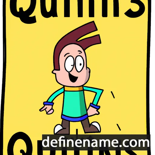 cartoon of the name Quintinus