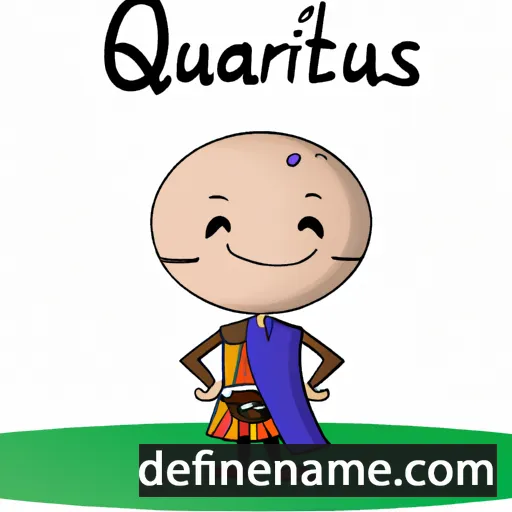 Quintius cartoon