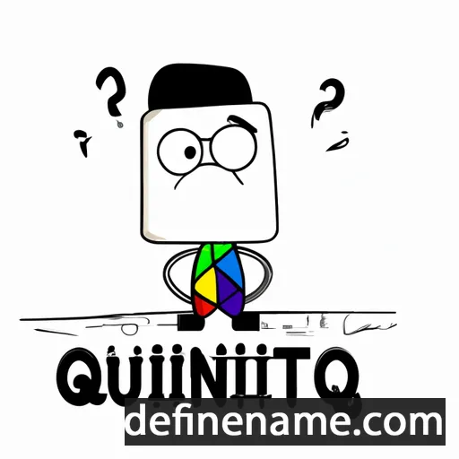 cartoon of the name Quinto