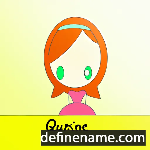 cartoon of the name Quirine