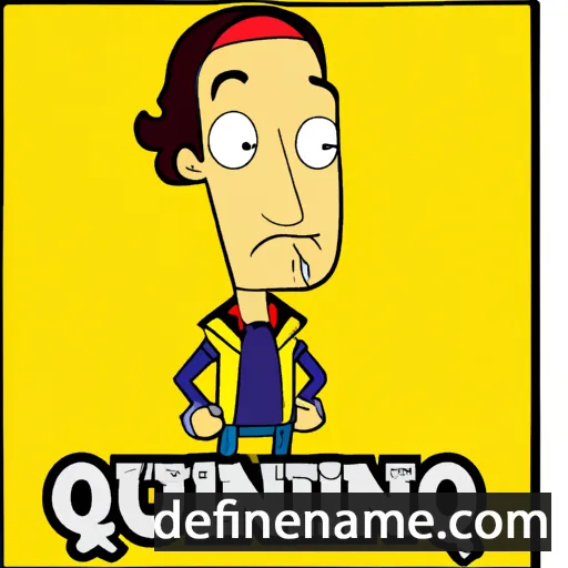 cartoon of the name Quirino