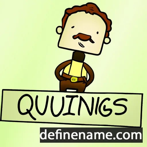 cartoon of the name Quirinus