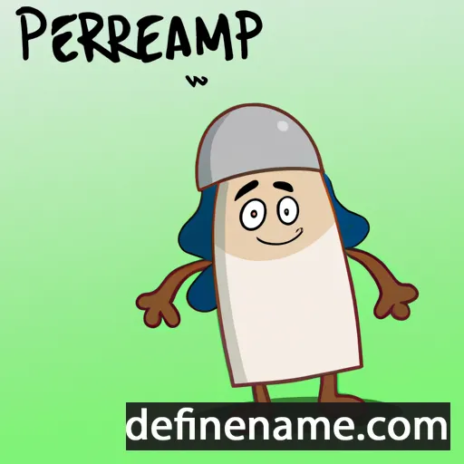 cartoon of the name Përparim