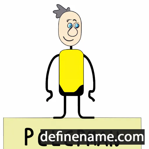 cartoon of the name Pellehan