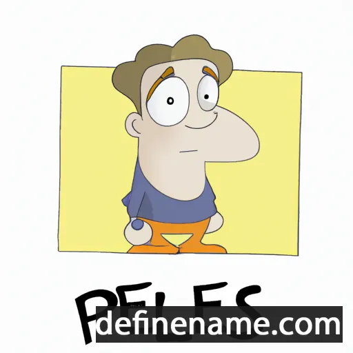 cartoon of the name Pelles