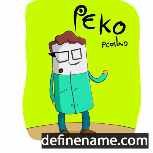 cartoon of the name Penko