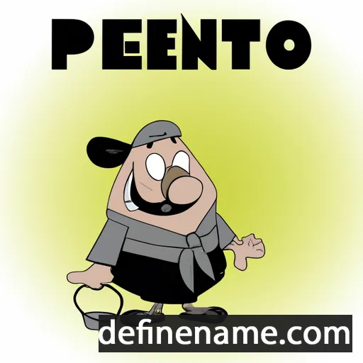 cartoon of the name Pentti