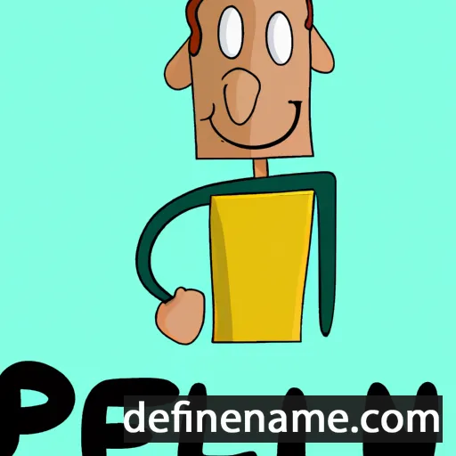 cartoon of the name Penuel