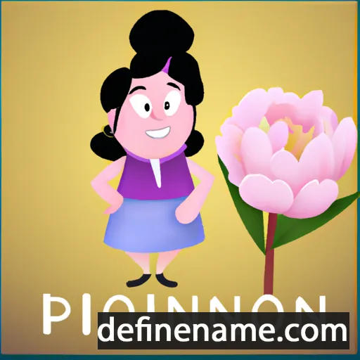 Peony cartoon