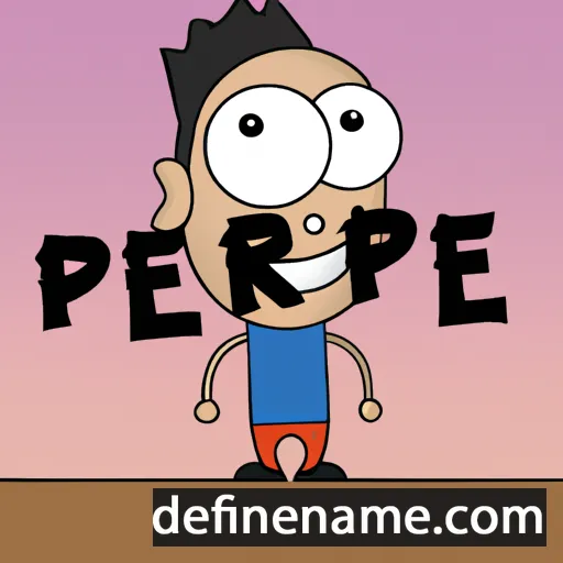 cartoon of the name Perez