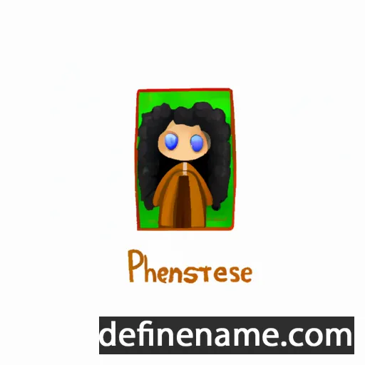 cartoon of the name Persephone